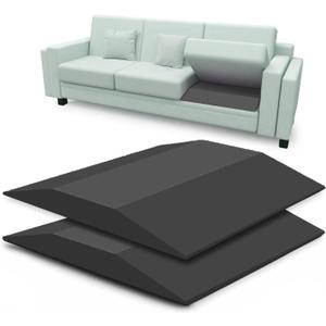 Sofa Cushion Support for Sagging Sofas, Black, Set of 2