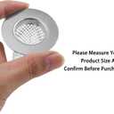 Shower Drain Strainer,304 Stainless Steel Bath Sink Strainer,Mesh Basket Floor Drain Strainer,TTZEZE Anti-Clog Bath Drain Strainer Bathtub Drain Cover 1.97x1.97''