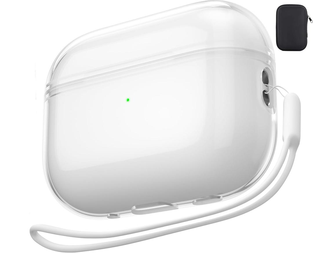 Valkit Compatible Airpods Pro 2nd/1st Generation Case Clear  Soft TPU Airpods Pro 2 Gen Case Protective Cover Shockproof iPods Pro 2 Case for Airpods Pro Gen 2nd/1st 2023/2022/2019 Valkit Compatible Airpods Pro 2nd/1st Generation Case Clear  Soft TPU Airpods Pro 2 Gen Case Protective Cover Shockproof iPods Pro 2 Case for Airpods Pro Gen 2nd/1st 2023/2022/2019