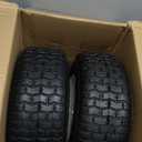 GICOOL 16x6.50-8 Riding Lawn Mower Rubber Tire and Wheel, 2 Pcs Replacement 16x6.5-8nhs Garden Tractor Lawnmower Tyre, Bearing Bore 3/4" & 5/8", 3"-4.5" Centered Hub