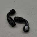 EVIL ENERGY 10AN PTFE Hose End Fitting 90 Degree Black for PTFE Hose Only 2PCS