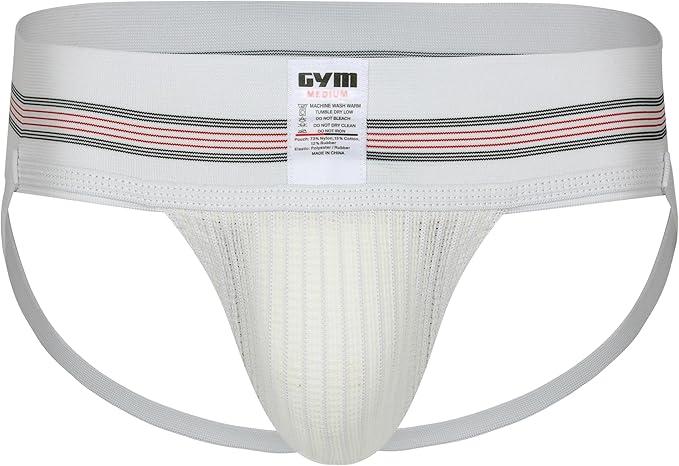 GYM mens 3" Wide Band Classic Athletic Supporter (Large)