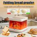 Foldable Bread Proofing Box, 32-248℉ Adjustable Temp Slow Cooker with 24H Timer, Multifunctional Dough Proofer for Sourdough, Yogurt, Fermentation & Low-Temperature Cooking