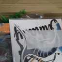 Simgoing 14 Pcs Fishing Cake Topper Decorations with Fishman Rod Float Seaweed Boat and Happy Birthday Sign for Men Fishermen Fish Themed Birthday Party Supplies