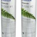 Pentair Everpure H-1200 Quick-Change Filter Cartridge Set, EV928201, NSF Certified to Reduce Lead, Replacement Pack for Everpure H-1200 Drinking Water System, 1,000 Gallon Capacity, 0.5 Micron