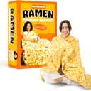 Cozy Concepts Co. Ramen Comfort Blanket by Relatable, Viral Trend Inspired, Looks Like a Giant Bowl of Ramen Noodles to Wrap Yourself Up In, Great for Room Decor or Gifts, Large Size 65 Throw Blanket