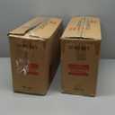 GBHOME Ceramic Dinnerware Sets for 8, 24 Pieces Stoneware Plates and Bowls Sets, Scratch Resistant Dishes, Dishwasher & Microwave Safe, Reactive Glaze-Green Wheat