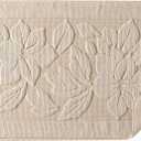 Bath Mat - Bath Rug - Bath Mats for Bathroom - Washable Shower Mats - Sink Floor Towels - 100% Turkish Cotton Bathroom Mats (1, Light Brown)