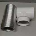 Dryer Vent Connection Set Tumble Dryer Connector 90 Degree Dryers Vent Hose Pressure Easy Installation