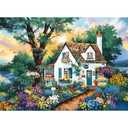 500 Pieces Jigsaw Puzzles for Adults–Beautiful Garden Patio Puzzle for Adult Elderly–Recycled Paper Puzzle 500 Pieces–Glossy, Sturdy Pieces Challenging Family Game Great Gift Idea (20.5x15in)