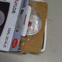 Taylor Battery Free Analog Scales for Body Weight, 330LB Capacity, Easy to Read Large 4.25-inch Dial, 10.3 x 10.6-inch Vinyl Mat Platform, Black