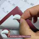 5 x 2026 Dry Erase Calendar  Large Yearly Wall calendar 2026, 33.7'' x 45.1'', 2-Side Reversible Calendar 2026, Vertical/Horizontal, Jan 2026  Dec 2026, 2026 Wall Calendar with Notes, Stickers - Red