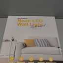 Runalosa Just One More Chapter Neon Sign Dimmable Reading Neon Light Sign for Wall Decor Letters Led Signs for Bookshelf Reading Corner Library Reading Club Bookstore Decor Reader Gifts 12.6" x 13.8"