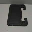 JUSTTOP Car Steering Wheel Desk for Laptop,Multipurpose Travel Car Accessories, Car Seat Stand Trays for Eating, Steering Wheel Under Table Console(Black)