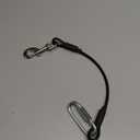 Leash Boss Dog Car Seat Belt Restraint - No-Chew Heavy Duty Car Seatbelt for Pets - 5 Sizes - Coated Steel Rope to Prevent Chewing (16 in) - Restraints for Dogs in Cars - Dog Seat Belt for Car