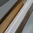 Pangda 4 Pcs 39.4 x 5.5 in White Wall Baseboard Covers Skirting Board Covers for 4.13 x 0.5in Baseboard Trim Polystyrene Moulding Easy DIY Installation for Room Office, Installed with Glue Not Include