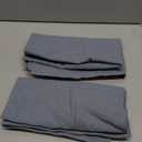 MIULEE Decorative Linen Euro Sham Pillow Covers 22x22 Inch Blue Grey Boho Farmhouse Neutral Couch Throw Pillows for Bed Pack of 2 Accent Coastal Modern Pillowcase Summer Sofa Livingroom Home Decor