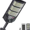 YACAISI Solar Street Lights Outdoor, Solar Powered Driveway Light, LED Flood Motion Sensor Dusk Dawn Illumination Waterproof Mount Security Lights for Parking Lot, Backyard, Garage, Path, Countryside