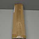 Bronze Aluminium Curtain Rods for Windows,1 Inch Adjustable Curtain Rod 48-84,Heavy Duty Drapery Rods with Thicken Bracket,Decorative Modern Single Rod with Aluminium Finials