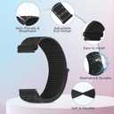 20mm Watch Bands for Garmin Forerunner 55/570 42mm/165/645/245 Music/Garmin Vivoactive 6/Vivoactive 5/3/Garmin Venu/Venu Sq 2 for Men Women, 20mm Watch Straps for Amazfit Active 2/Active