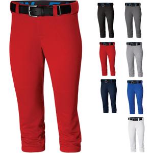 Easton Girls Easton | Pro Elite Fastpitch Softball Pants | Youth Sizes | Multiple Colors (Medium, Scarlet), Medium