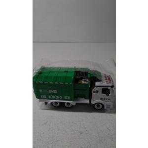 JOYIN Recycling Garbage Truck Toy, Kids DIY Assembly Trash Truck, Friction Powered Side-Dump Toy Garbage Truck with Light and Sounds, 3 Trash Cans, 3 Replaceable Screwdrivers, Boys & Girls Gifts