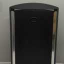 FreeStanding Dog Door for Wall, Steel Frame Large Dog Door with Telescoping Tunnel, Double Magnetic Flaps and Two Sliding Lock Panels, Easy to Install, Up to 100LBS, Gray, L