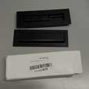 Pocket Door Handles and Edge Pull Matte Black, 6Inch Handles Hardware Latch,Recessed Finger Flush Pulls,for Closet,Sliding,Barn Door