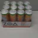ZOA Zero Sugar Energy Drinks, Mango Splash - Sugar Free with Electrolytes, Healthy Vitamin C, Amino Acids, Essential B-Vitamins, and Caffeine from Green Tea - 12 Fl Oz (12-Pack) (EXP 09/13/26)
