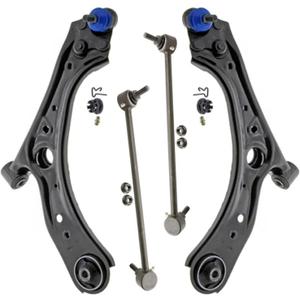 Detroit Axle - Front Control Arms Sway Bars for 2016-2021 Honda HR-V 2 Lower Control Arms with Ball Joints 2 Sway Bar End Links 2017 2018 2019 2020 Replacement