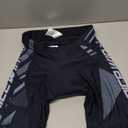 Men's Cycling Shorts Anti-Slip Leg 4D Padded Bike Shorts with 3-Pockets Breathable Biking Bicycle Motorcycle Half-Pants (X-Large, Gray)