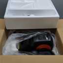 Under Desk Elliptical Machine, Electric Elliptical Leg Exerciser for Seniors with 12 Adjustable, Portable Quiet Elliptical Exercise Machine, Seated Pedal Exerciser with Remote Control (Orange)