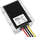 DROK Boost Buck Converter 9V-36V to 12V 20A 240W Aluminium Shell Waterproof Auto Step Up Down Voltage Regulator 12V Volt Transformer for Car Audio Solar Power System LCD Television LED Display Screen