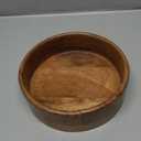 Kimona Decorative Bowl Acacia Wood Hand Carved Home Decor for Dining Table Center, Living Room, Kitchen Dcor (8"x 8" x 2.5")