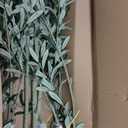 LOMANTO Artificial Olive Trees, 7 ft Tall Fake Olive Trees for Indoor, Faux Olive Silk Tree, Large Olive Plants with White Planter for Home Decor and Housewarming Gift, 1 Pack