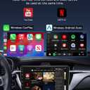 Wireless CarPlay Adapter AI Box for iPhone & Android Auto YouTube & Netflix Support, TF Card Offline Playback, Plug and Play, Wired to Wireless Conversion, Stable 5.8GHz WiFi & Bluetooth 5.3