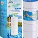 TOREAD PA120 Pool Filter Replacement for Ultra-B2, CX1200RE, C1200, Unicel C-8412, Filbur FC-1293, Waterway Clearwater II, Pro Clean 125, 817-0125N, Aladdin 22002, L x OD:23 1/4"x 8 15/16"