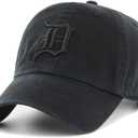'47 Brands MLB Detroit Tigers Black Clean Up Adjustable Cap