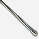 Domain Curtain Rod (Silver) - 28-48in, 3/4 Diameter