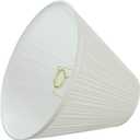 Aspen Creative 59176A, Empire Uno Lamp Shade, Off White, 5" Top x 11.5" Bottom x 9.5" Slant Height, Slip UNO 33mm