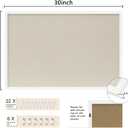 DAHAPYBOO Cork Board with Linen White 2Pack,Bulletin Board 30"x20" Hanging Corkboards for Office Home School Message Board or Vision Board Decoration.