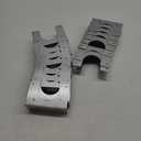 Bueyfolt 16 Packs Width 1.5" Metal Stud Shoes for 2-1/2" Pipes, 16 Gauge Galvanized Notch Stud Brackets, Extra Support for Electrical Wiring or Plumbing Passing Through The Wood Studs