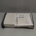 96 Inch Curtains 2 Panel Set Farmhouse Blackout Heat Reducing Sun Block Out Curtains for Bedroom Dorm UV Blocking Noise Canceling Burlap Linen Look Drapes Rod Pocket Back Tab,50 X 96 Cream Beige