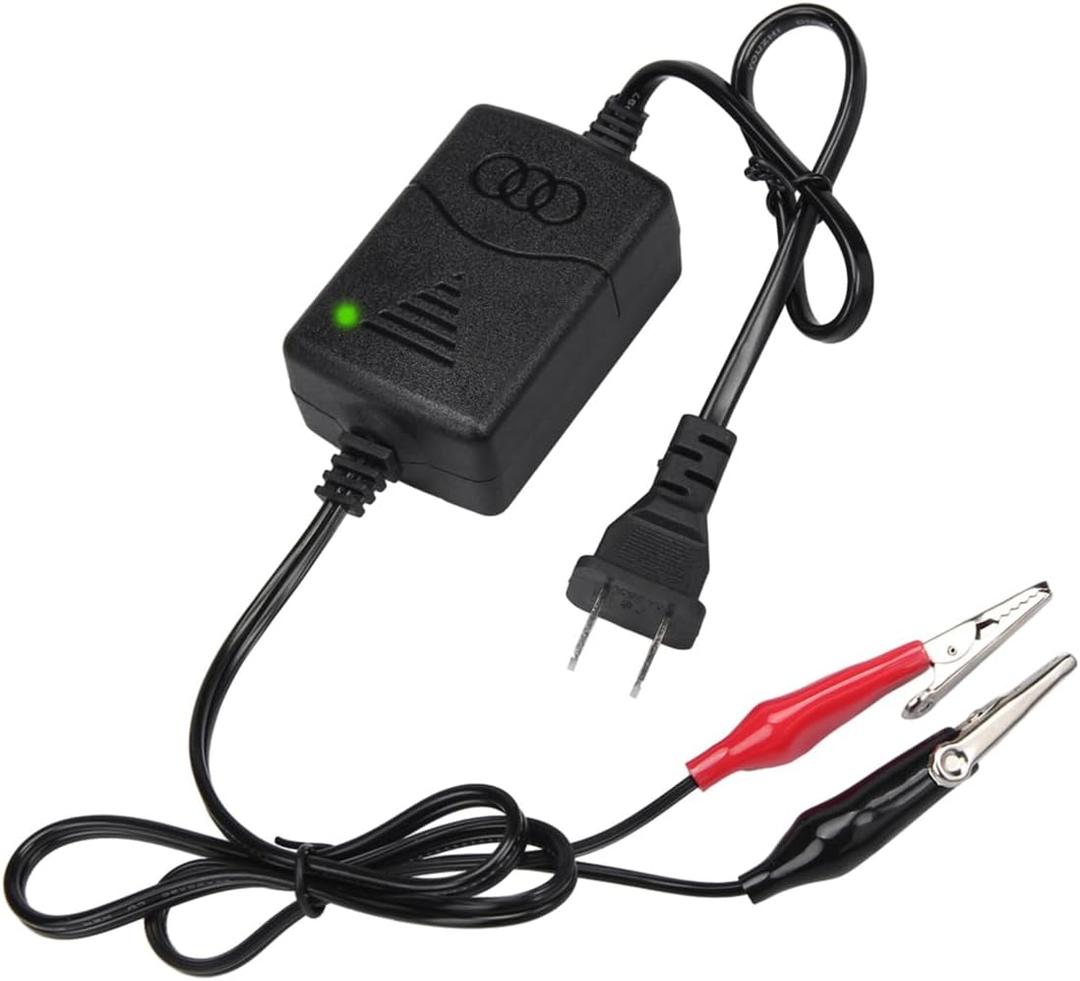 Sealed Lead Acid Battery Charger, 12V 1000mA SLA Battery Charger Maintainer with Short Circuit Protection, Universal Charger Adapter for Car Truck Motorcycle, Car Accessories