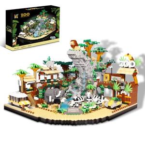 4800PCS Micro Mini Blocks Desert Zoo Building Blocks,Creative Ideals Animal Park Building Blocks Sets, Best Gift for 14+ Boys, Girls or Adults(Micro Bricks,Not Compatible with Lego Animals Zoo), Missing Pieces