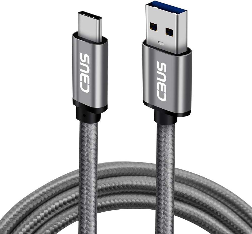 CBUS 6ft USB to USB C Cable Fast Charging Cord Type-C for Samsung Galaxy S25/S24/Plus/Ultra/FE, A35/A16/A15/A14 5G, Flip, Moto G Power/Play/Stylus, TCL 50/40/XE/LE Heavy-Duty Braided (Space Gray) CBUS 6ft USB to USB C Cable Fast Charging Cord Type-C for Samsung Galaxy S25/S24/Plus/Ultra/FE, A35/A16/A15/A14 5G, Flip, Moto G Power/Play/Stylus, TCL 50/40/XE/LE Heavy-Duty Braided (Space Gray)