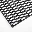 AggAuto 47"x16" ABS Plastic Universal Car Grill Mesh, Automotive Grille Insert Bumper Honeycomb Hole 10x25mm Hex Grids Black