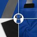 TCCFCCT Safety Shirt for Women, Hi Vis Shirts for Women with Reflective, High Reflective T-Shirt for Women Night Working, Construction Work, Quick Drying, WP-Blue-DR XS