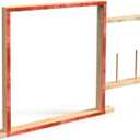 Jangker Tufting Frame for Rug Making - Large 27.5'' Rug Making Kit with Carpet Tack Strip