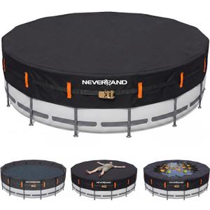 18FT Round Pool Cover, Winter Swimming Pool Cover for Above Ground Pools